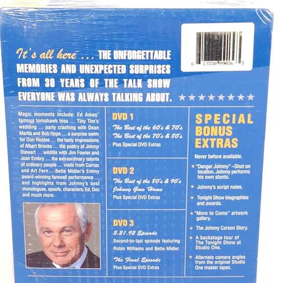 The Tonight Show The Ultimate Collection Johnny Carson Vol 1-3 DVD New Sealed - Picture 4 of 14